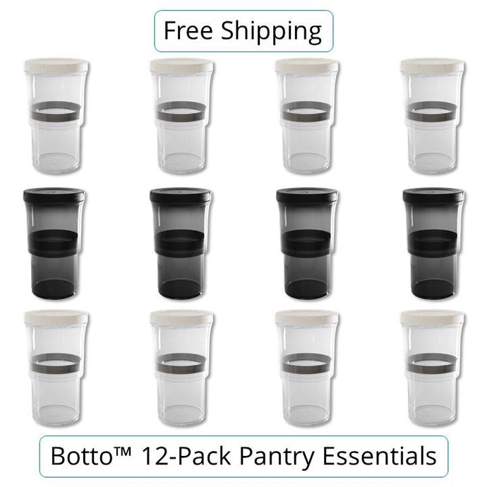 12-pc Pantry Essentials Botto The Adjustable Container